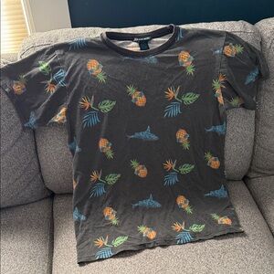 Kids Tropical Print Short Sleeve Tee
